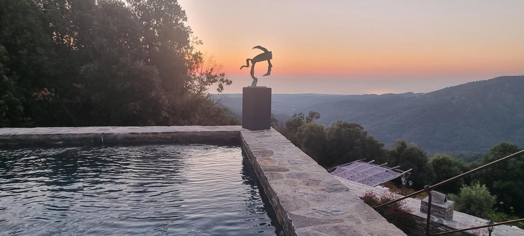 Porri Domaine Colonna-Santini, Gite Piscine, Sauna, Spa מראה חיצוני תמונה